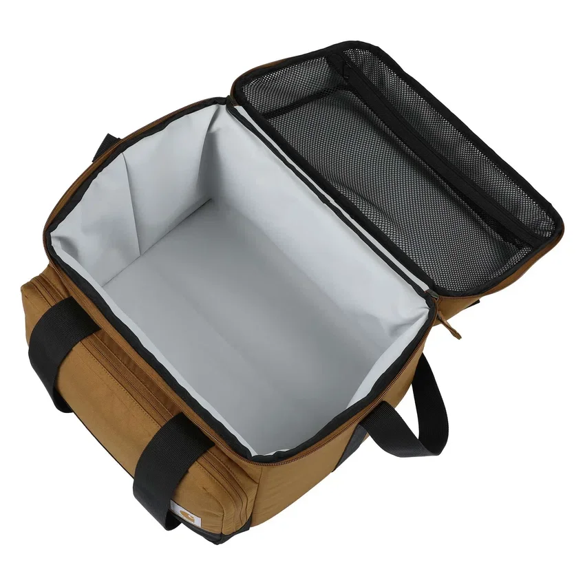 Bolsa térmica portátil con aislamiento para 24 latas y dos compartimentos