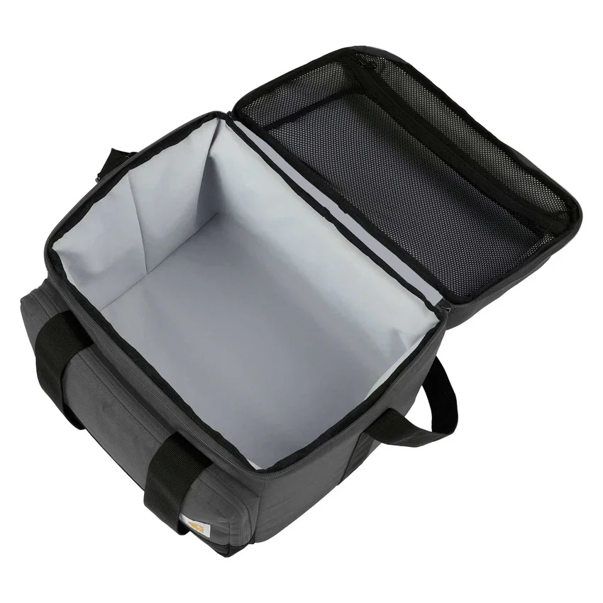 Bolsa térmica portátil con aislamiento para 24 latas y dos compartimentos