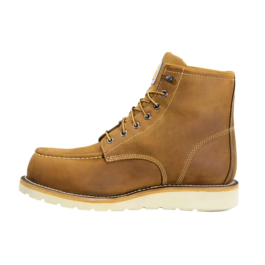 Bota de trabajo impermeable de 6" con puntera Nano Toe y suela de cuña