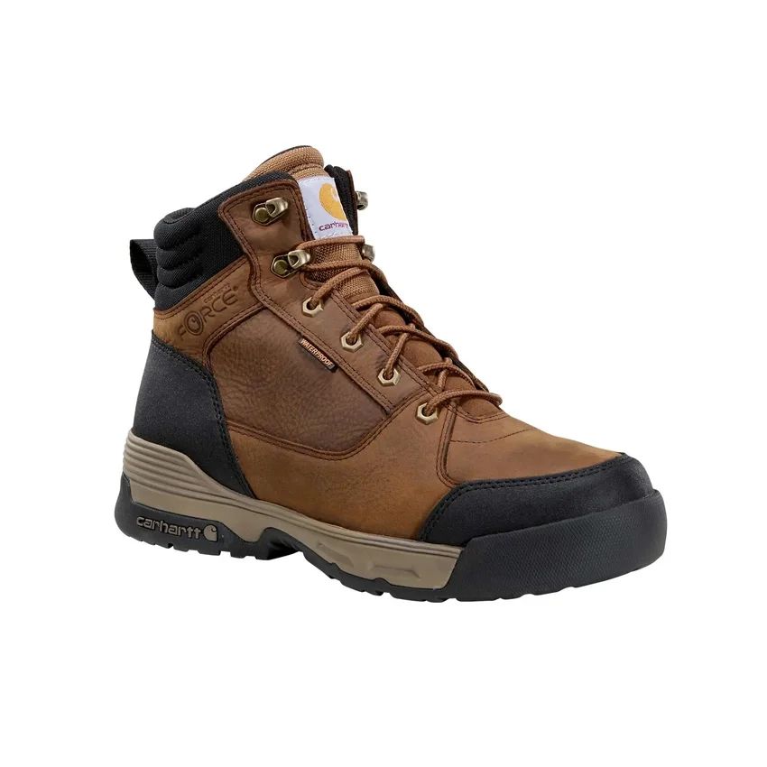 Bota de trabajo impermeable Force HD de 6" con puntera blanda