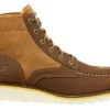 Botas con cuña y puntera Moc de 6"