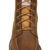 Botas con cuña y puntera Moc de 6"