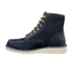 Botas con cuña y puntera Moc de 6"