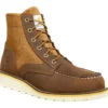Botas con cuña y puntera Moc de 6"