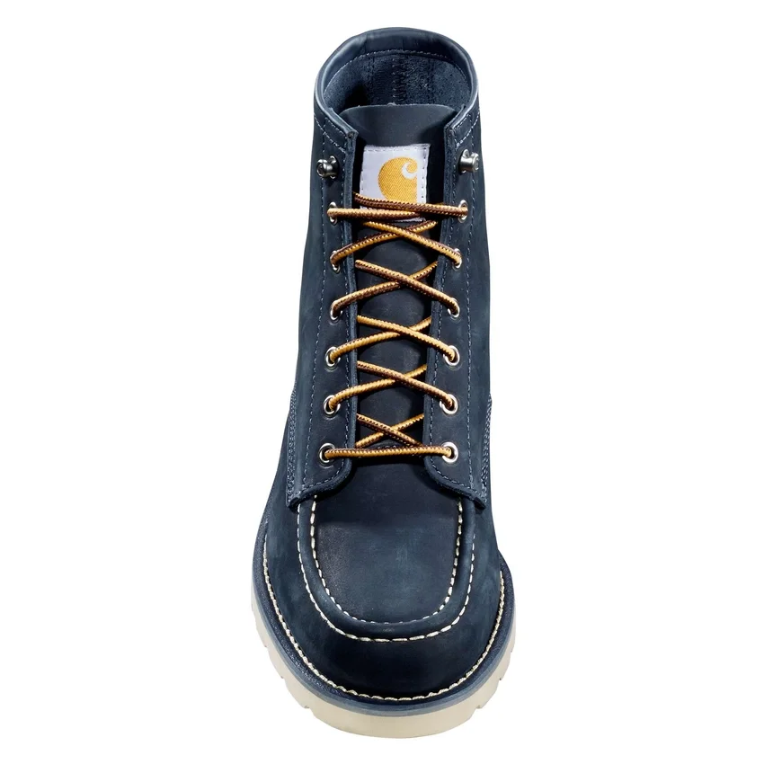 Botas con cuña y puntera Moc de 6"