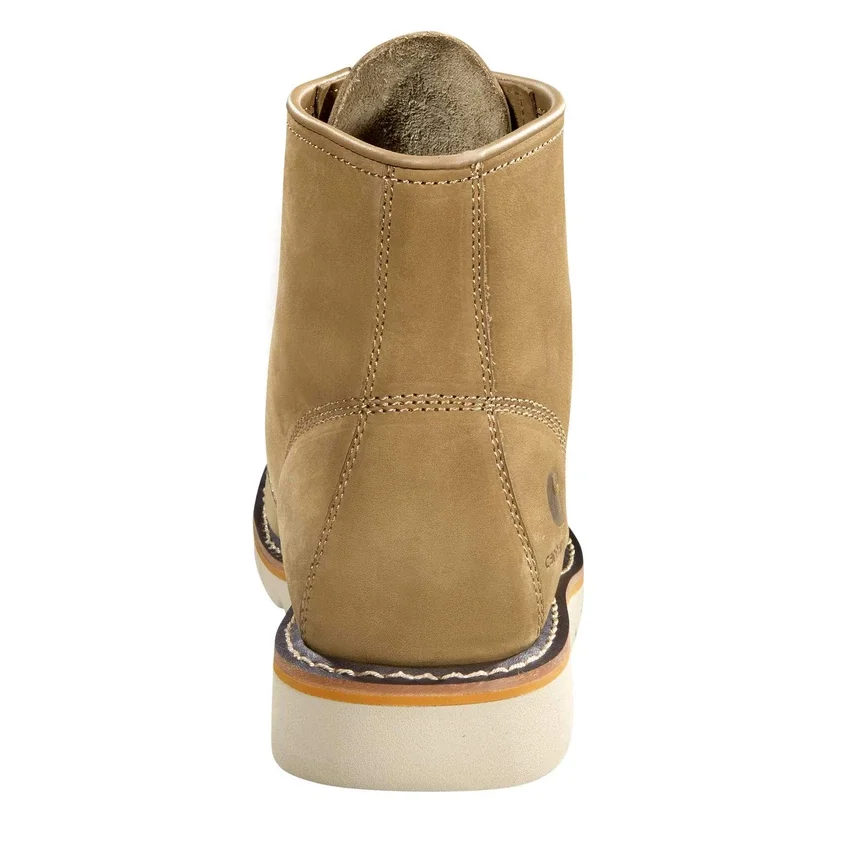 Botas con cuña y puntera Moc de 6"
