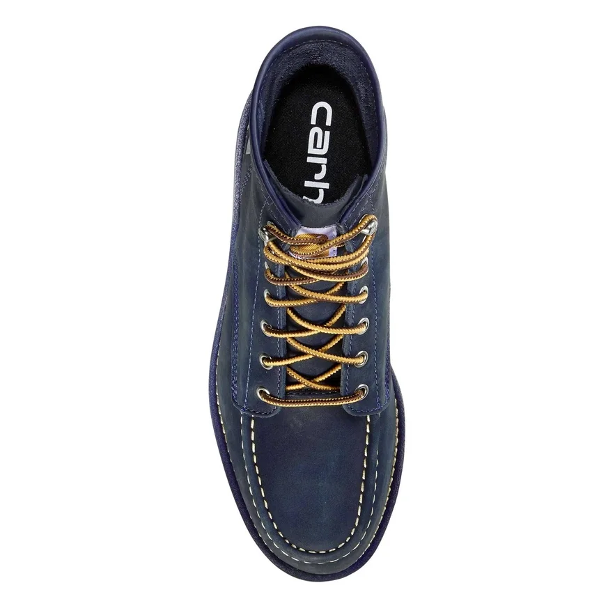Botas con cuña y puntera Moc de 6"