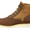 Botas con cuña y puntera Moc de 6"