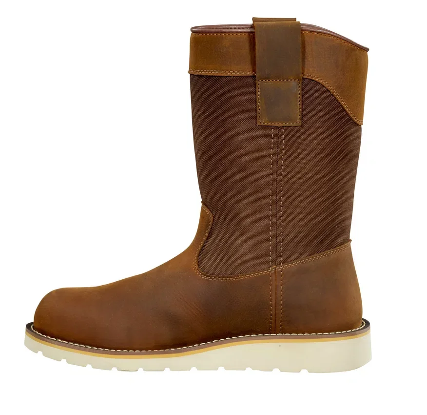 Botas de agua con cuña de 10" y puntera blanda, impermeables