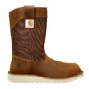 Botas de agua con cuña, puntera de acero e impermeables de 10"