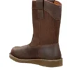 Botas de agua con cuña, puntera de acero e impermeables de 10"