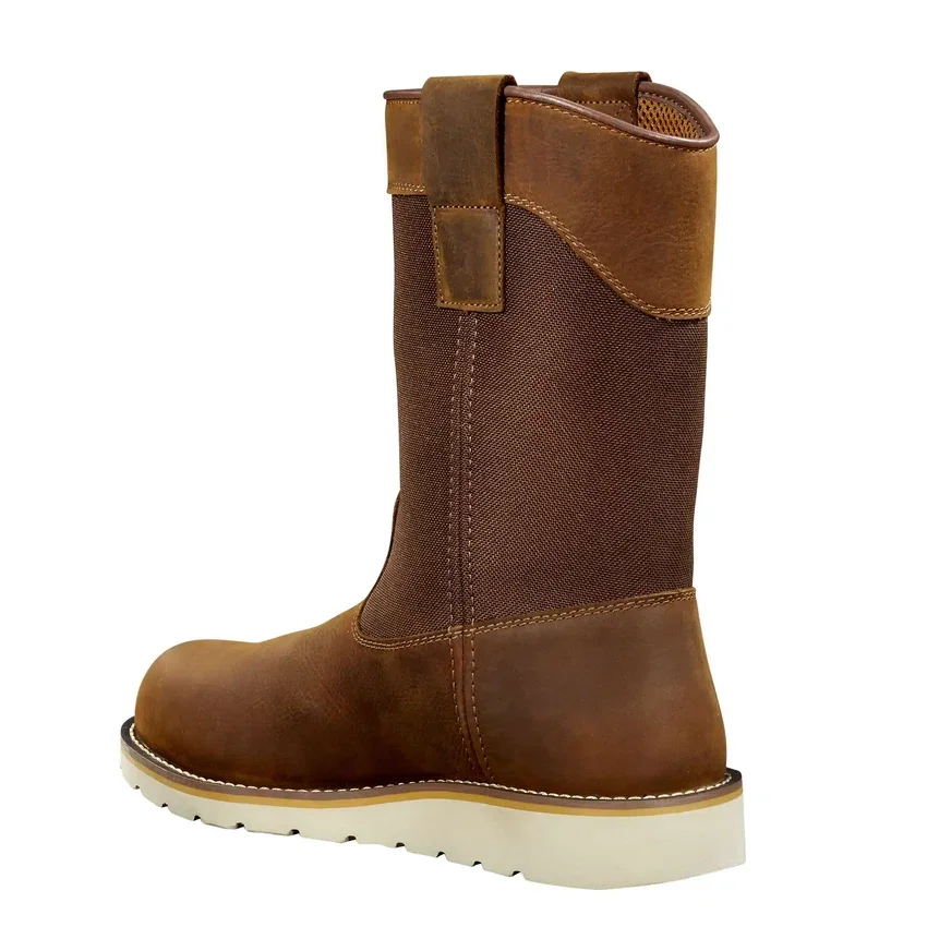 Botas de agua con cuña de 10" y puntera blanda, impermeables