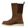 Botas de agua con cuña, puntera de acero e impermeables de 10" para mujer