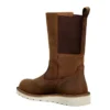 Botas de agua con cuña, puntera de acero e impermeables de 10" para mujer