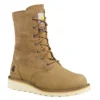Botas de invierno impermeables y aislantes con cuña abatible de 8" para mujer