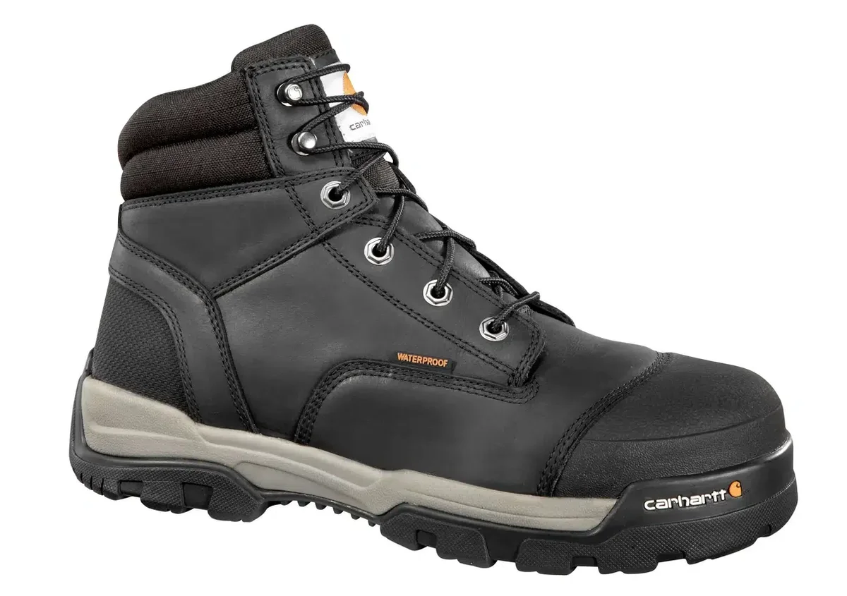 Botas de trabajo Ground Force impermeables de 6" con puntera compuesta