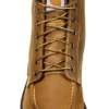 Botas de trabajo impermeables de mujer con puntera de acero y cuña de 6" estilo moc