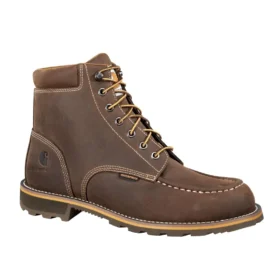 Botas de trabajo tradicionales con puntera mocasin, impermeables, de 6″