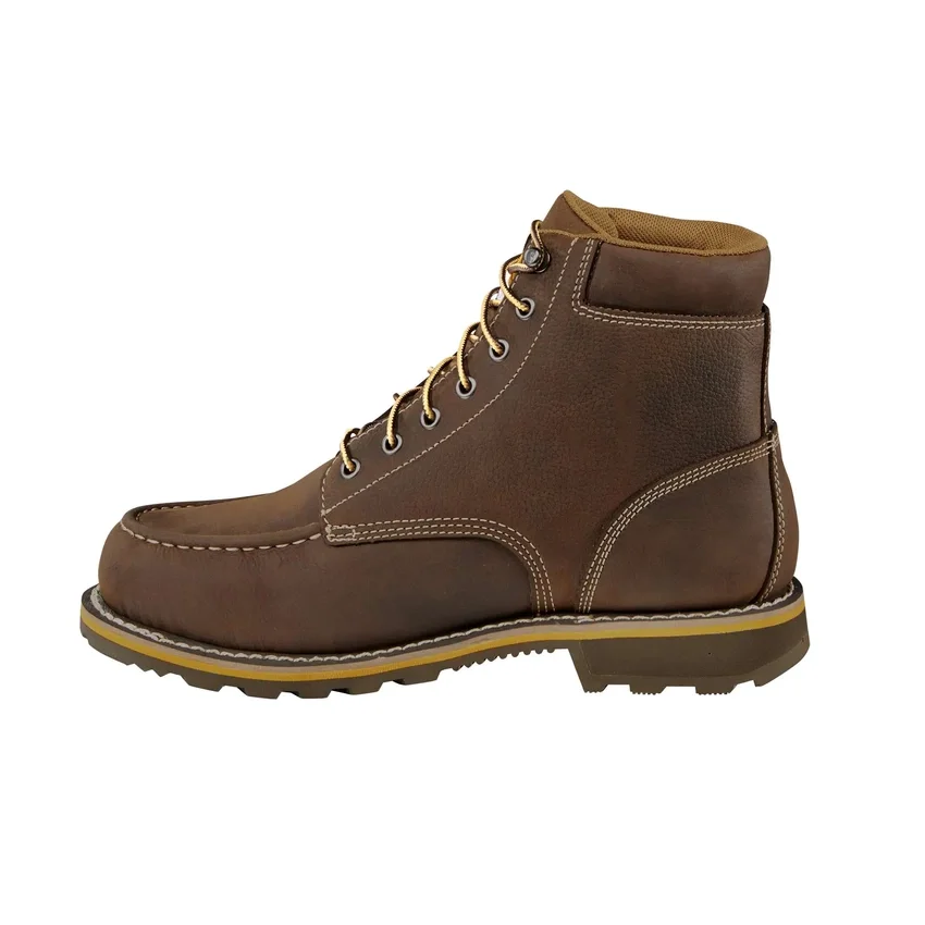 Botas de trabajo tradicionales con puntera mocasin, impermeables, de 6"