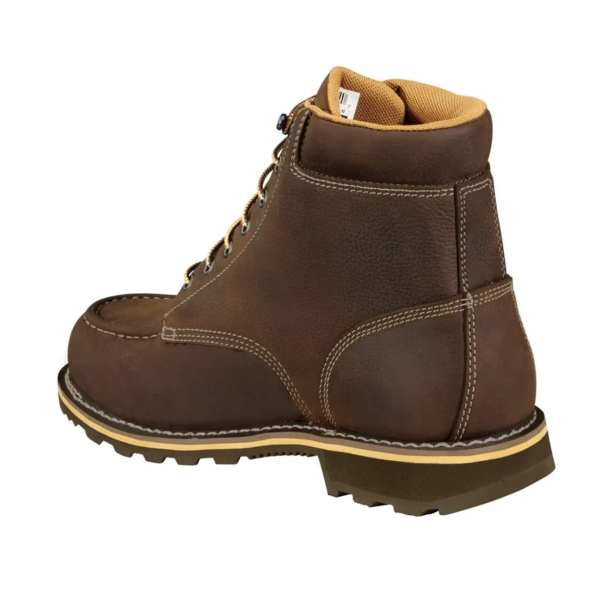 Botas de trabajo tradicionales con puntera mocasin, impermeables, de 6"
