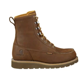 Botas impermeables de 8" con puntera moc y cuña