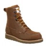 Botas impermeables de 8" con puntera moc y cuña