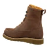 Botas impermeables de 8" con puntera moc y cuña