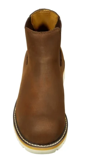 Botines Chelsea con puntera de acero y cuña