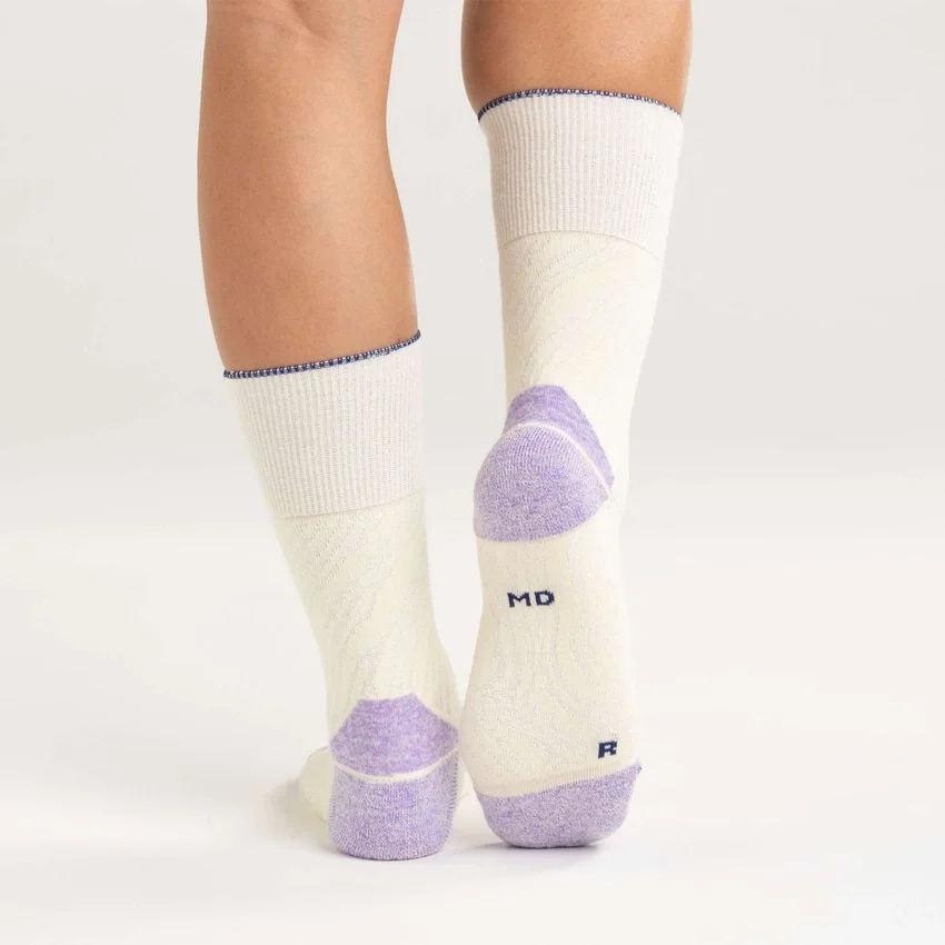Calcetines cortos de caña media para mujer «Twin Knit» de Topo