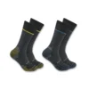 Calcetines de caña media con puntera de acero Carhartt Force®, paquete de 2