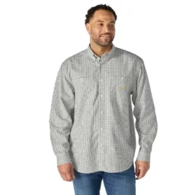 Camisa a cuadros de manguitos largos «Fr Force Sun Defender™» para hombre - Camisas con protección solar