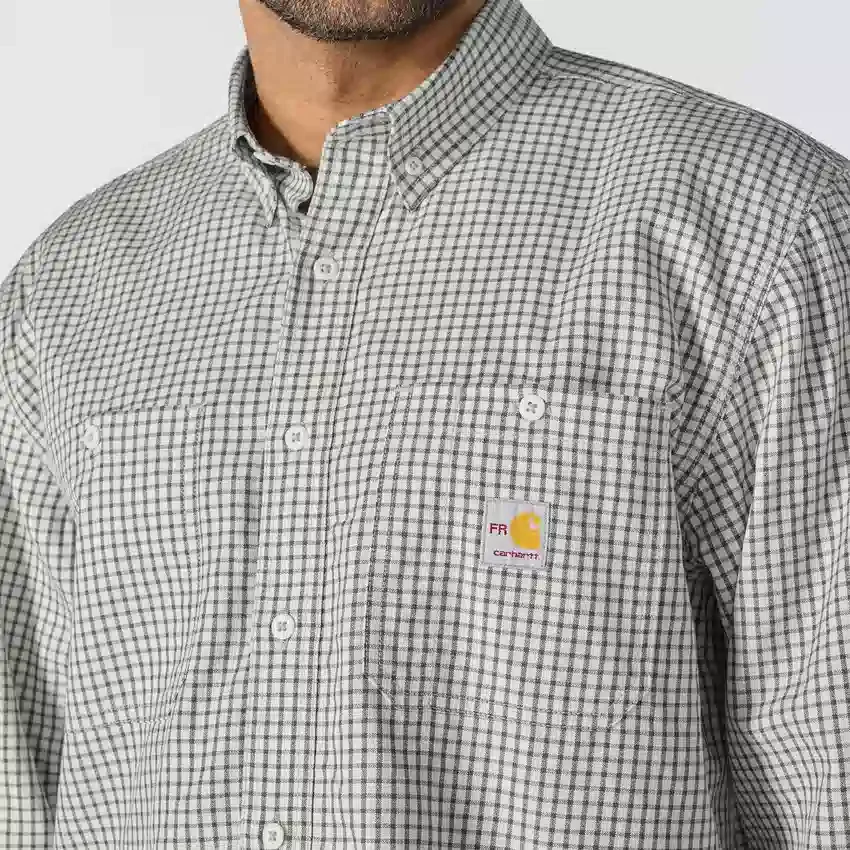 Camisa a cuadros de manguitos largos «Fr Force Sun Defender™» para hombre - Camisas con protección solar