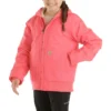 Camisa Active Jac con manguitos largos para niña, de franela con forro de sherpa (niños/jóvenes)