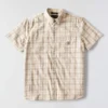 Camisa de cuadros con manguitos cortos y corte holgado «Bozeman» para hombre