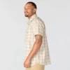 Camisa de cuadros con manguitos cortos y corte holgado «Bozeman» para hombre