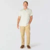 Camisa de cuadros con manguitos cortos y corte holgado «Bozeman» para hombre