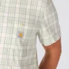 Camisa de cuadros con manguitos cortos y corte holgado «Bozeman» para hombre
