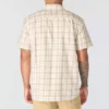 Camisa de cuadros con manguitos cortos y corte holgado «Bozeman» para hombre