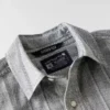 Camisa de cuadros con manguitos cortos y corte holgado «Bozeman» para hombre