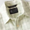 Camisa de cuadros con manguitos cortos y corte holgado «Bozeman» para hombre