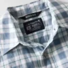 Camisa de cuadros con manguitos cortos y corte holgado «Bozeman» para hombre