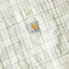 Camisa de cuadros con manguitos cortos y corte holgado «Bozeman» para hombre