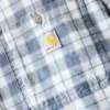 Camisa de cuadros con manguitos cortos y corte holgado «Bozeman» para hombre