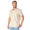 Camisa de cuadros de manguitos cortos de corte holgado Montana Bozeman para hombre