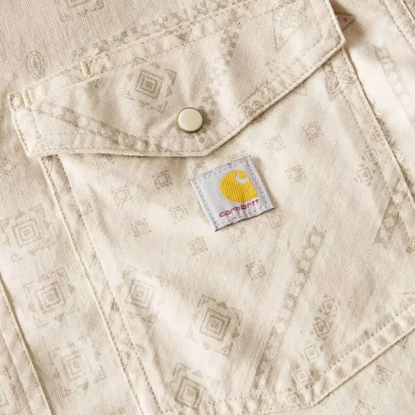 Camisa de cuadros de manguitos cortos de corte holgado Montana Bozeman para hombre