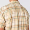 Camisa de cuadros de manguitos cortos de corte holgado Montana Bozeman para hombre