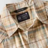 Camisa de cuadros de manguitos cortos de corte holgado Montana Bozeman para hombre