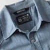 Camisa de cuadros de manguitos cortos de corte holgado Montana Bozeman para hombre