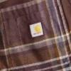 Camisa de franela a cuadros de manguitos largos, de peso medio y corte holgado Rugged Flex™