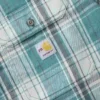 Camisa de hombre de sarga a cuadros, corte holgado y manguitos largos - Camisas ignífugas